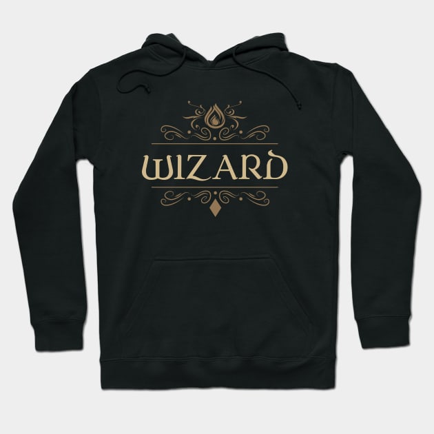 Wizard Character Class Tabletop RPG Hoodie by dungeonarsenal